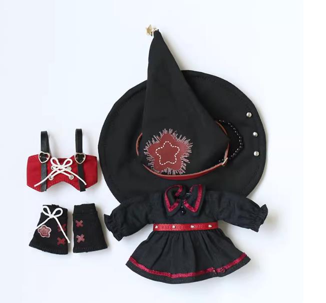OB11 Doll Clothes, 1/12 Scale BJD Fantasy Magician Outfit Set, Doll Replacement Costume Set