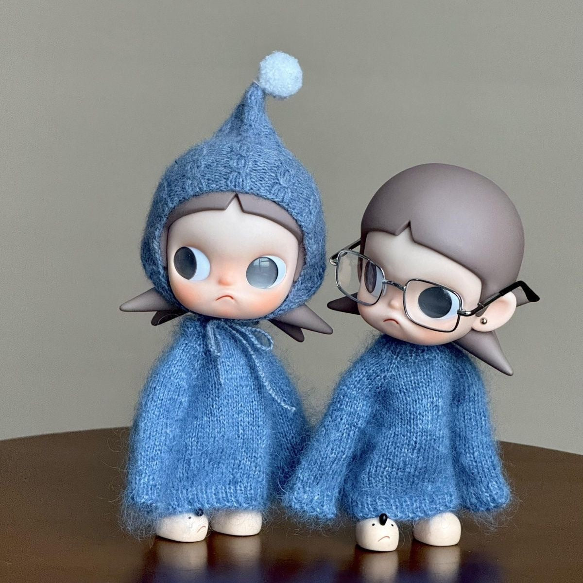 Zsiga 1/8 Articulated Doll Clothes - Gazi Sister Outfit Sweater & Hat Set Doll Replacement Clothing