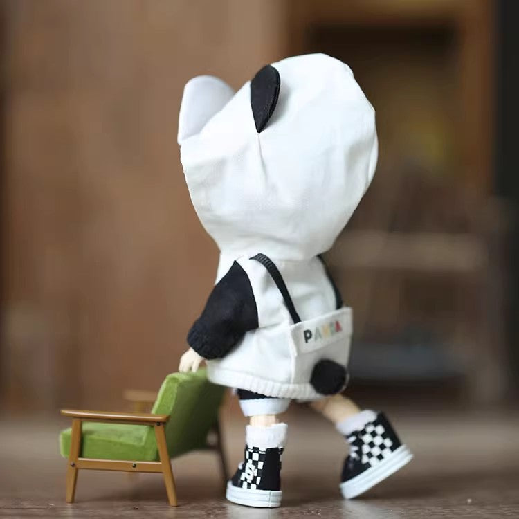 2-Piece Set: Hoodie & Pants for OB11 Dolls - 1/12 BJD Outfit 15cm Doll Clothes