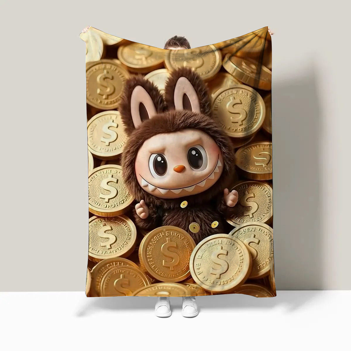 Flannel Printed Blanket | Three Sizes Available: 150×130cm, 150×200cm, 70×100cm