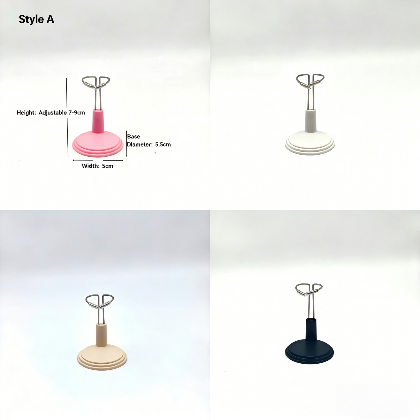 Standable Doll Stand: Style A fits 15cm dolls; Style B fits 15-20cm dolls