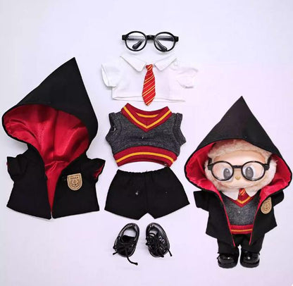 Doll Clothing Set For 17cm dolls Themed Doll Outfit Set, Wizard Cosplay Clothing  for Dolls