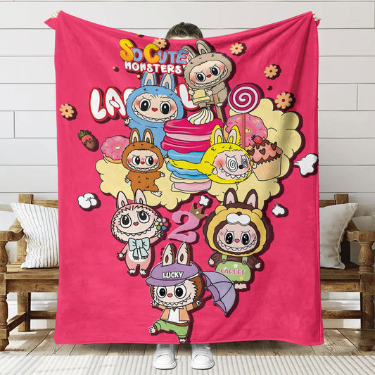 Flannel Printed Blanket | Three Sizes Available: 150×130cm, 150×200cm, 70×100cm