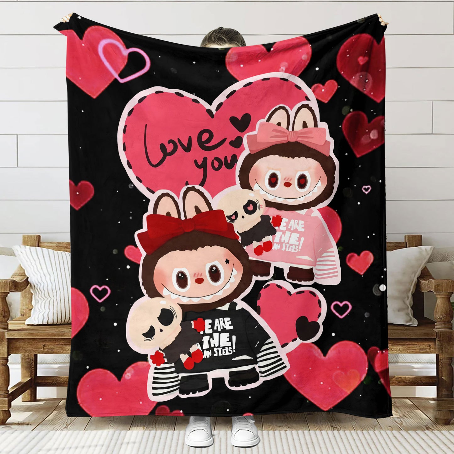 Flannel Printed Blanket | Three Sizes Available: 150×130cm, 150×200cm, 70×100cm