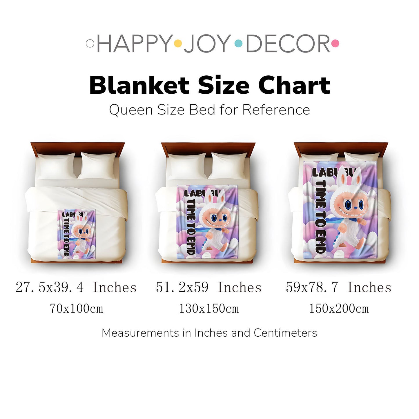 Flannel Printed Blanket | Three Sizes Available: 150×130cm, 150×200cm, 70×100cm