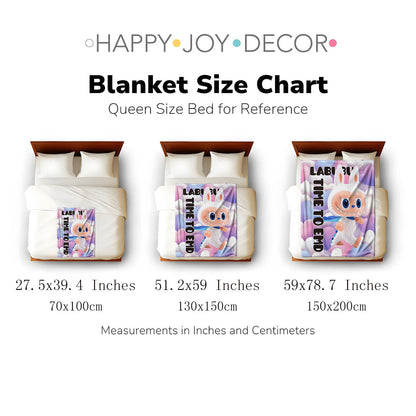 Flannel Printed Blanket | Three Sizes Available: 150×130cm, 150×200cm, 70×100cm