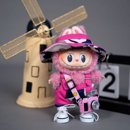 Such Adorable Doll Clothes For 17cm dolls Doll Fashion Multi-Color Camo Denim Set