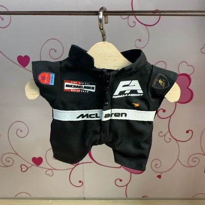 Labubu doll costume Ferrari racing suit set Hamilton style F1 racing suit set including hat red sports style