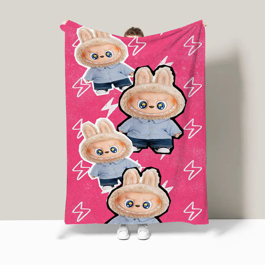 Flannel Printed Blanket | Three Sizes Available: 150×130cm, 150×200cm, 70×100cm