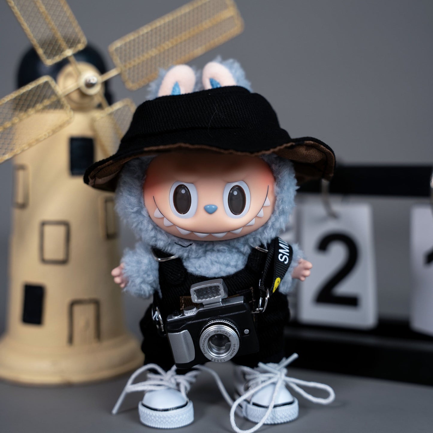 Such Adorable Doll Clothes For 17cm dolls Doll Fashion Multi-Color Camo Denim Set