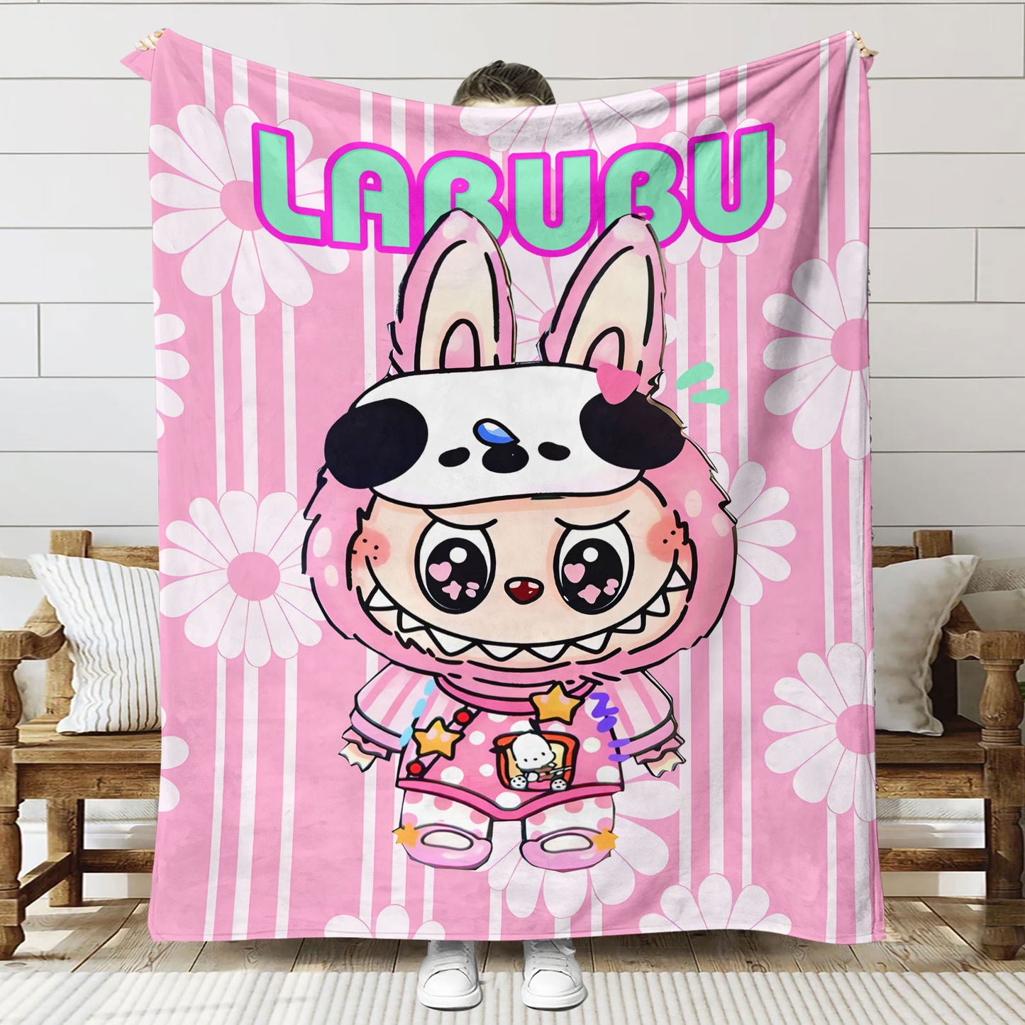 Flannel Printed Blanket | Three Sizes Available: 150×130cm, 150×200cm, 70×100cm
