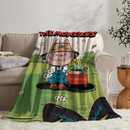 Flannel Printed Blanket | Three Sizes Available: 150×130cm, 150×200cm, 70×100cm