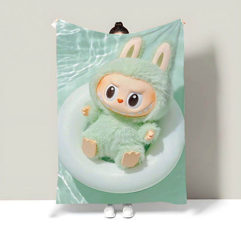 Flannel Printed Blanket | Three Sizes Available: 150×130cm, 150×200cm, 70×100cm