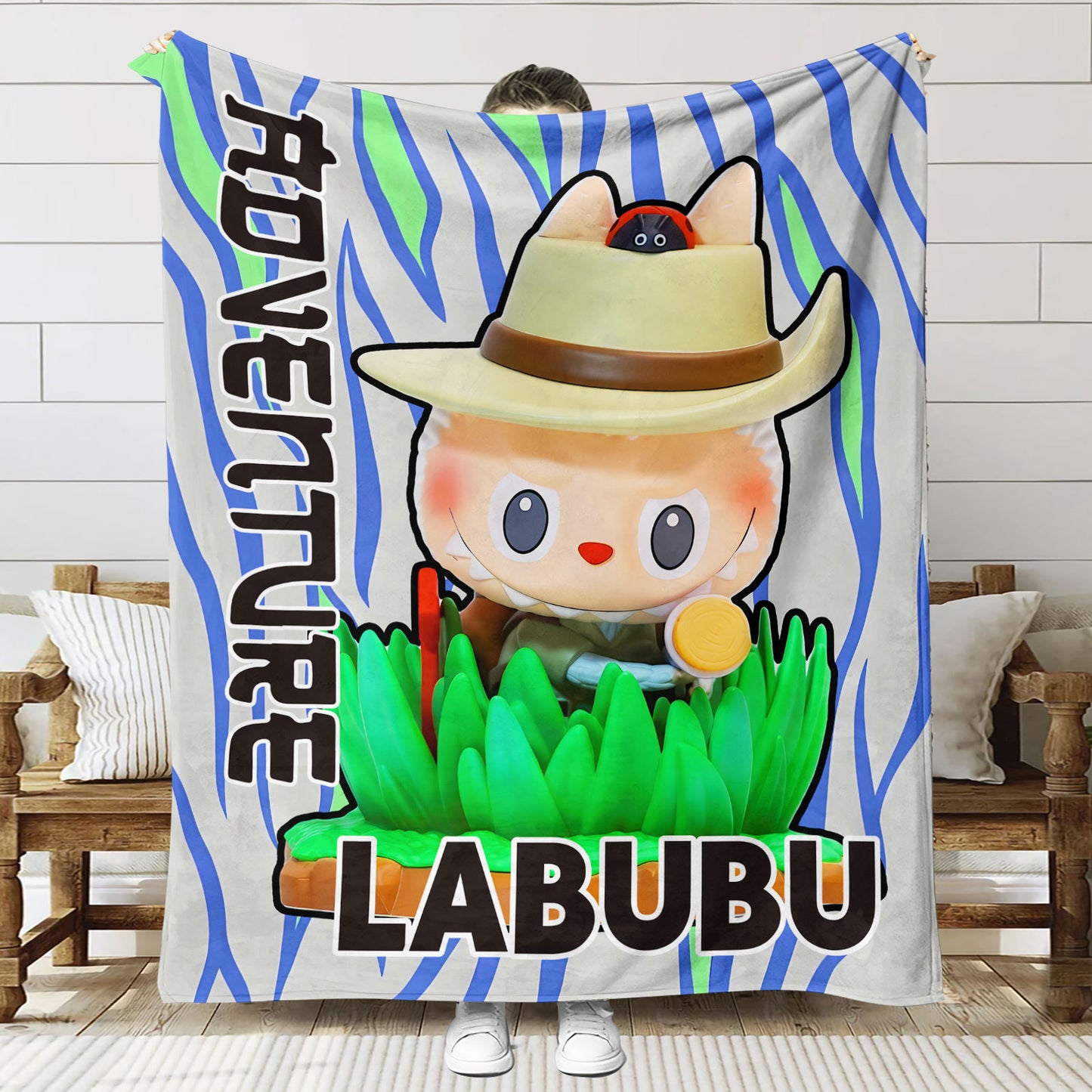 Flannel Printed Blanket | Three Sizes Available: 150×130cm, 150×200cm, 70×100cm