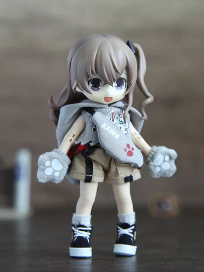 OB11 Doll Clothes | 1/12 BJD Doll Clothing | American-Style Little Wolf 4-Piece Doll Set | Doll Outfits