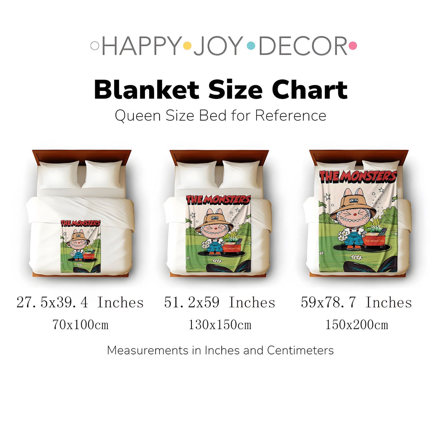 Flannel Printed Blanket | Three Sizes Available: 150×130cm, 150×200cm, 70×100cm