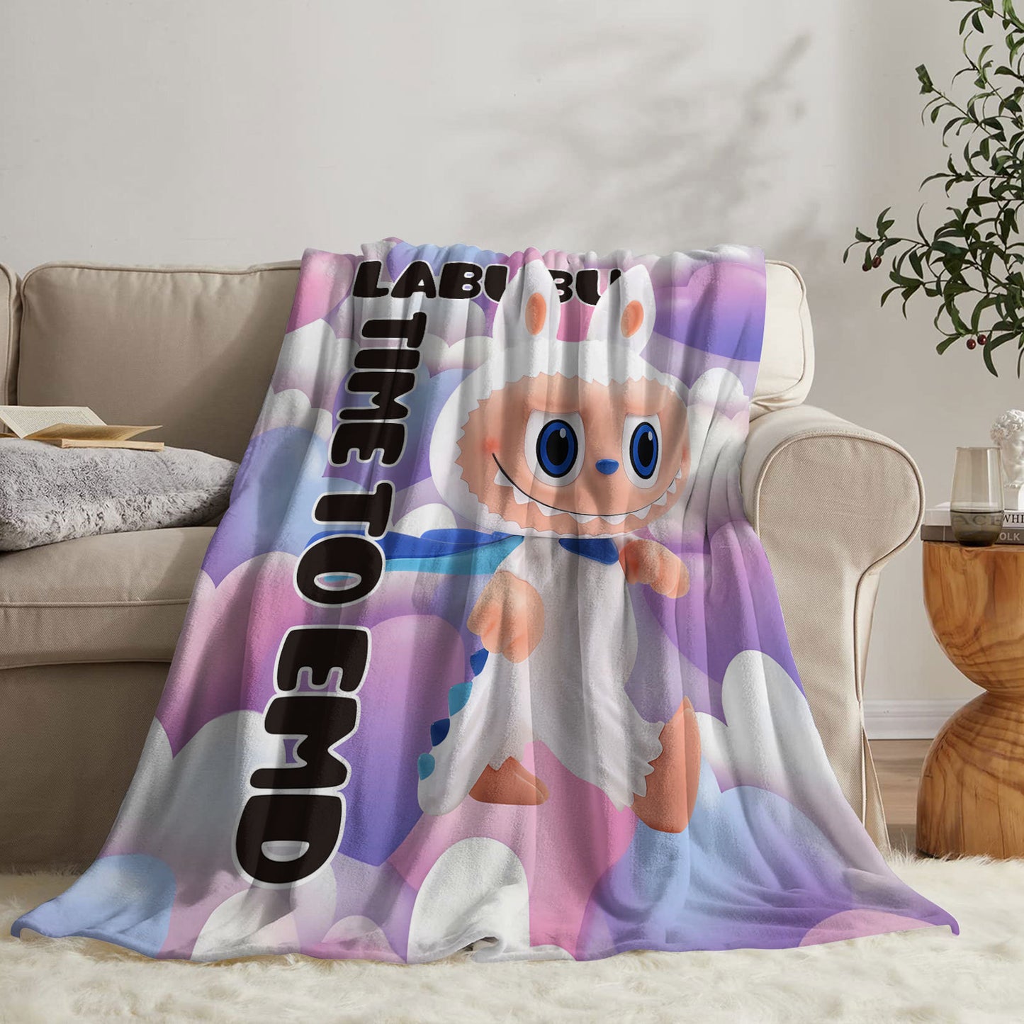 Flannel Printed Blanket | Three Sizes Available: 150×130cm, 150×200cm, 70×100cm