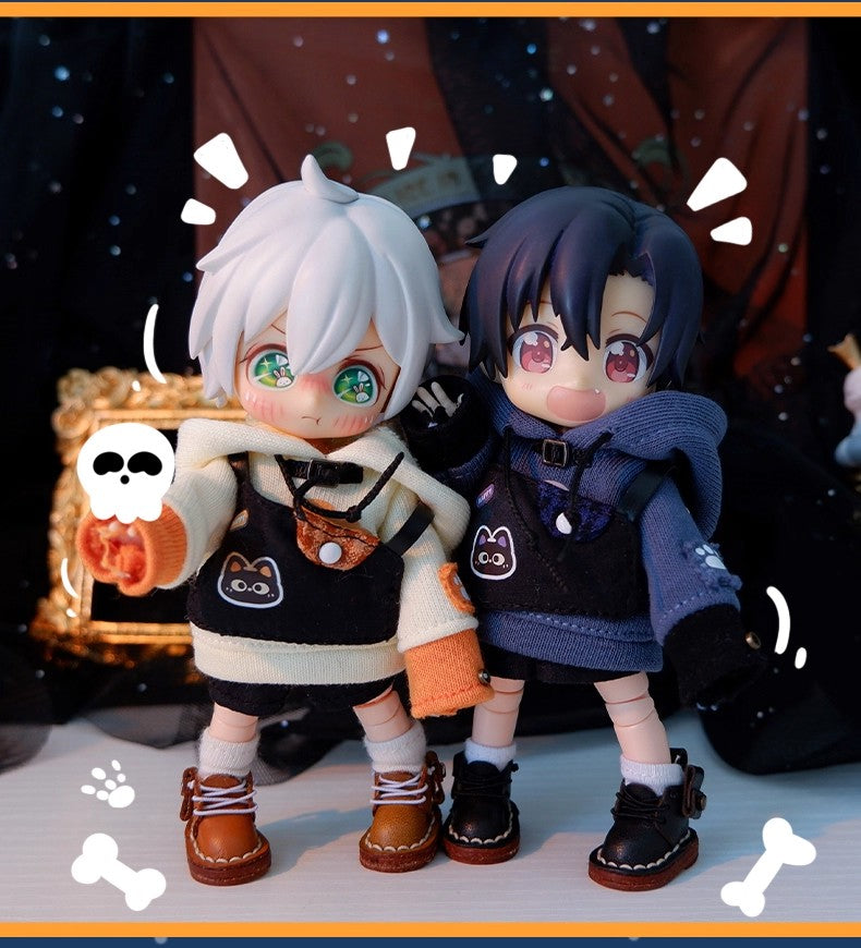 Halloween Series Outfit for OB11 Dolls - 15cm Doll Clothes 1/12 BJD Outfit