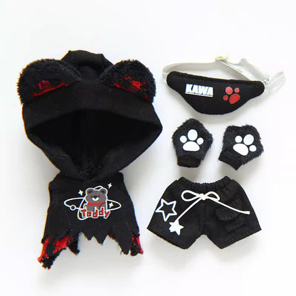 OB11 Doll Clothes | 1/12 BJD Doll Clothing | American-Style Little Wolf 4-Piece Doll Set | Doll Outfits
