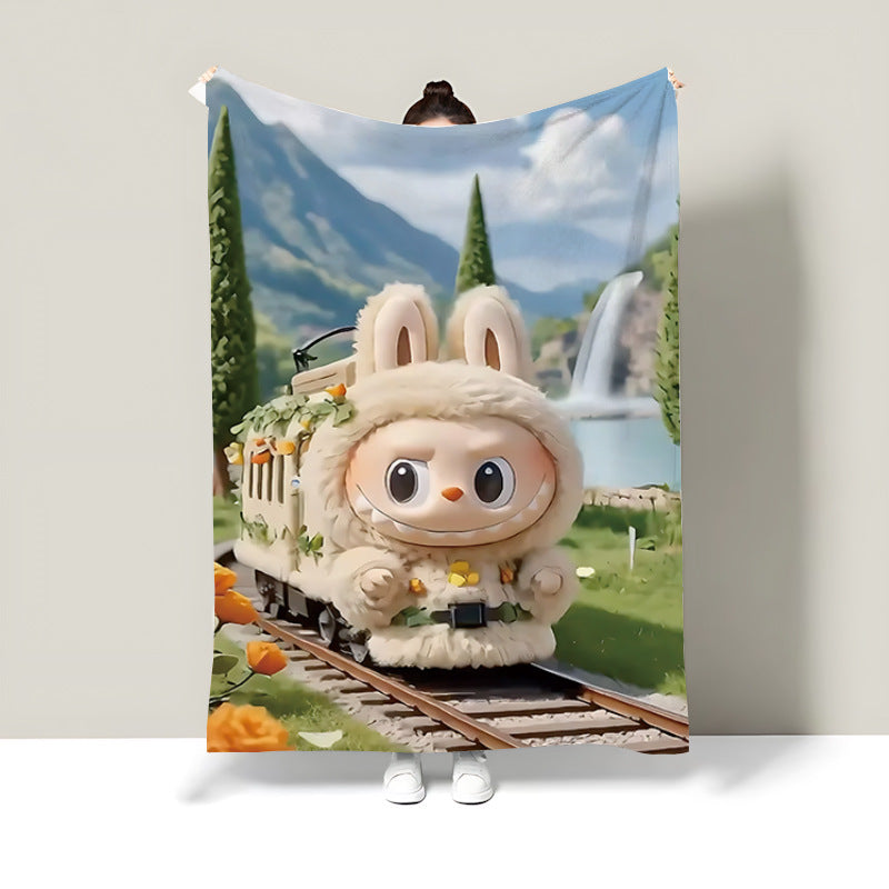 Flannel Printed Blanket | Three Sizes Available: 150×130cm, 150×200cm, 70×100cm