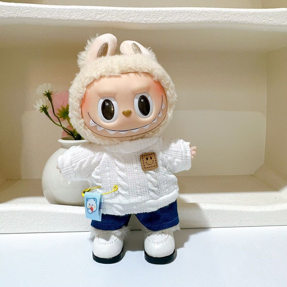 Doll Clothing For 17cm dolls/Doll Clothes Set - 3 Pieces (Top, Pants, Shoes)