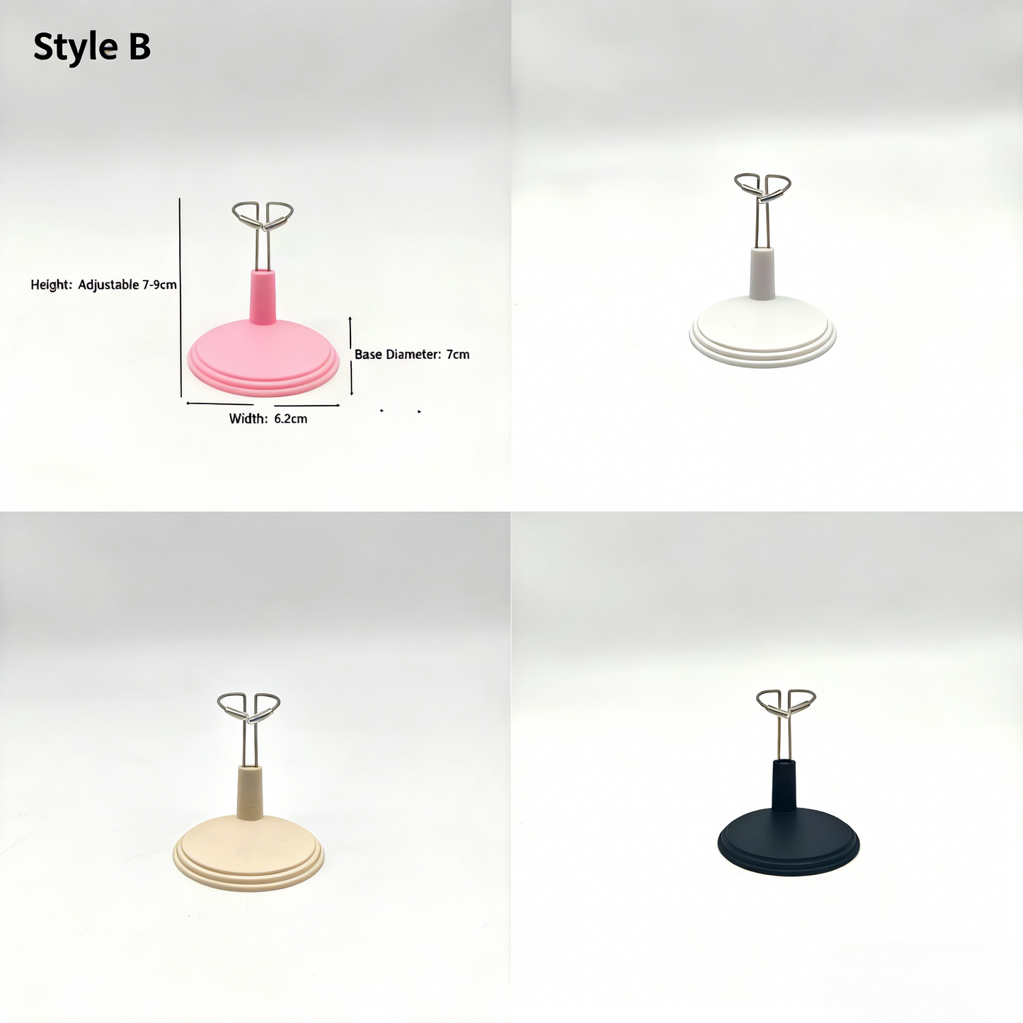Standable Doll Stand: Style A fits 15cm dolls; Style B fits 15-20cm dolls
