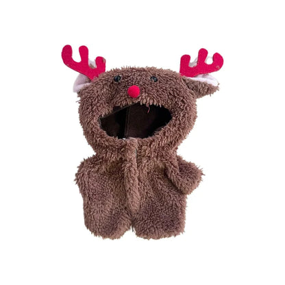 Labubu Doll Clothes Christmas Reindeer Winter Costume(Note: Doll Not Included!!)