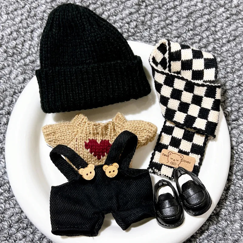 Doll Clothing 5-Piece Set for 15-17cm Dolls